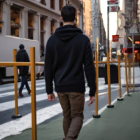 A man on NYC street